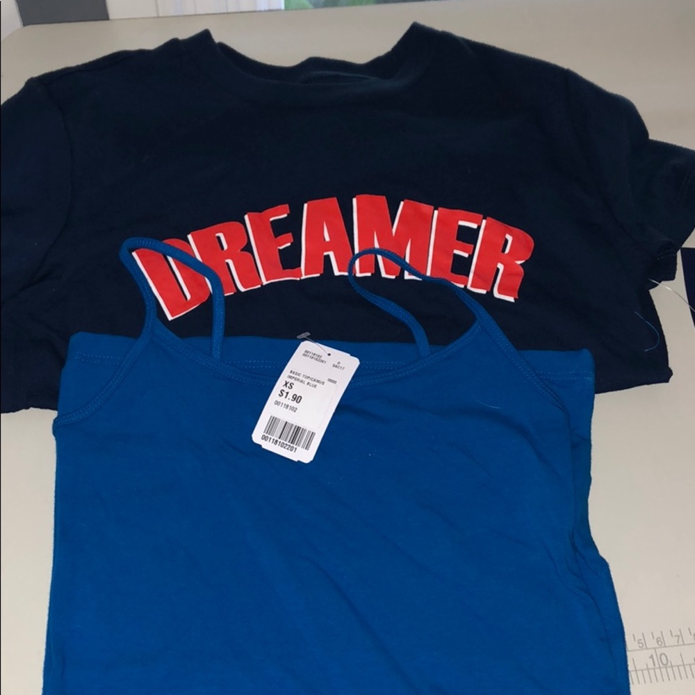 2 forever 21 shirts never worn size small & XS